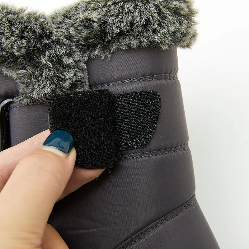 Dyavor Orthopedic Women Boots Arch Support Warm Waterproof High Top Boots