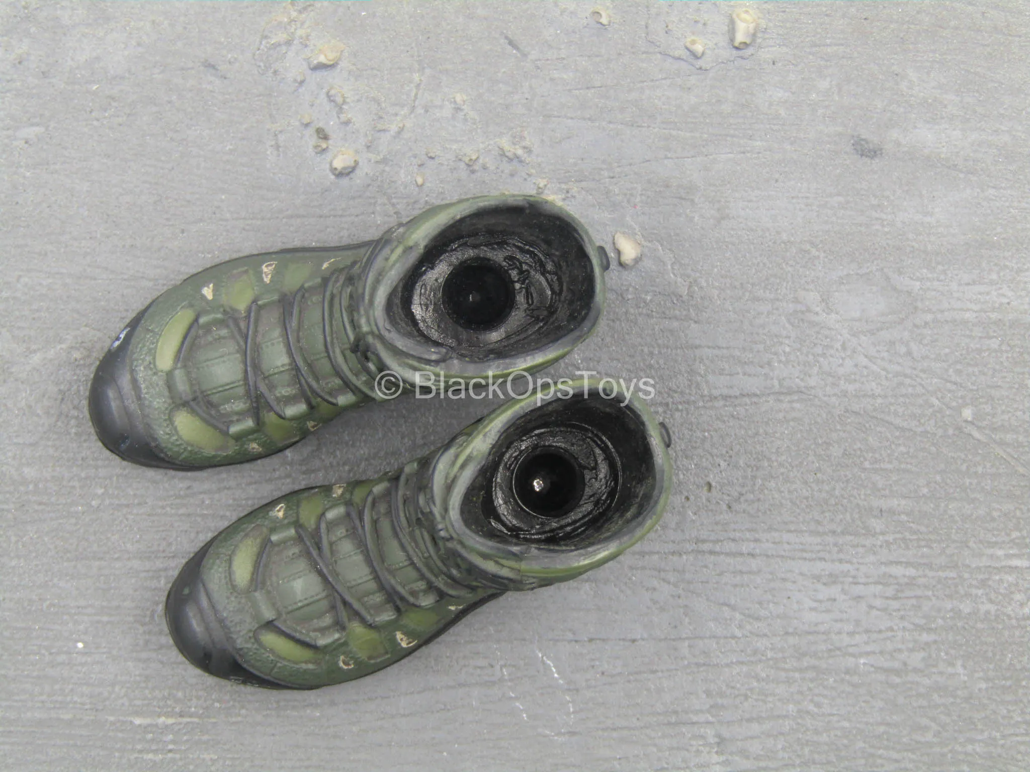 SMU Frozen Night Assault - Green Salomon Combat Boots (Peg Type)