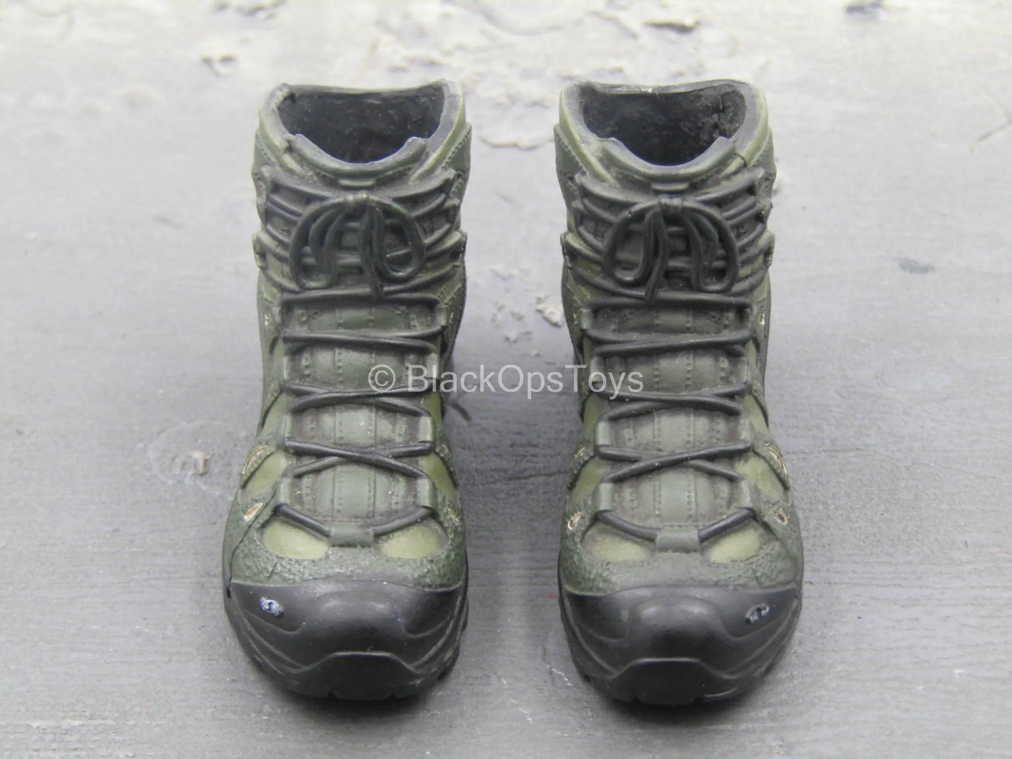SMU Frozen Night Assault - Green Salomon Combat Boots (Peg Type)