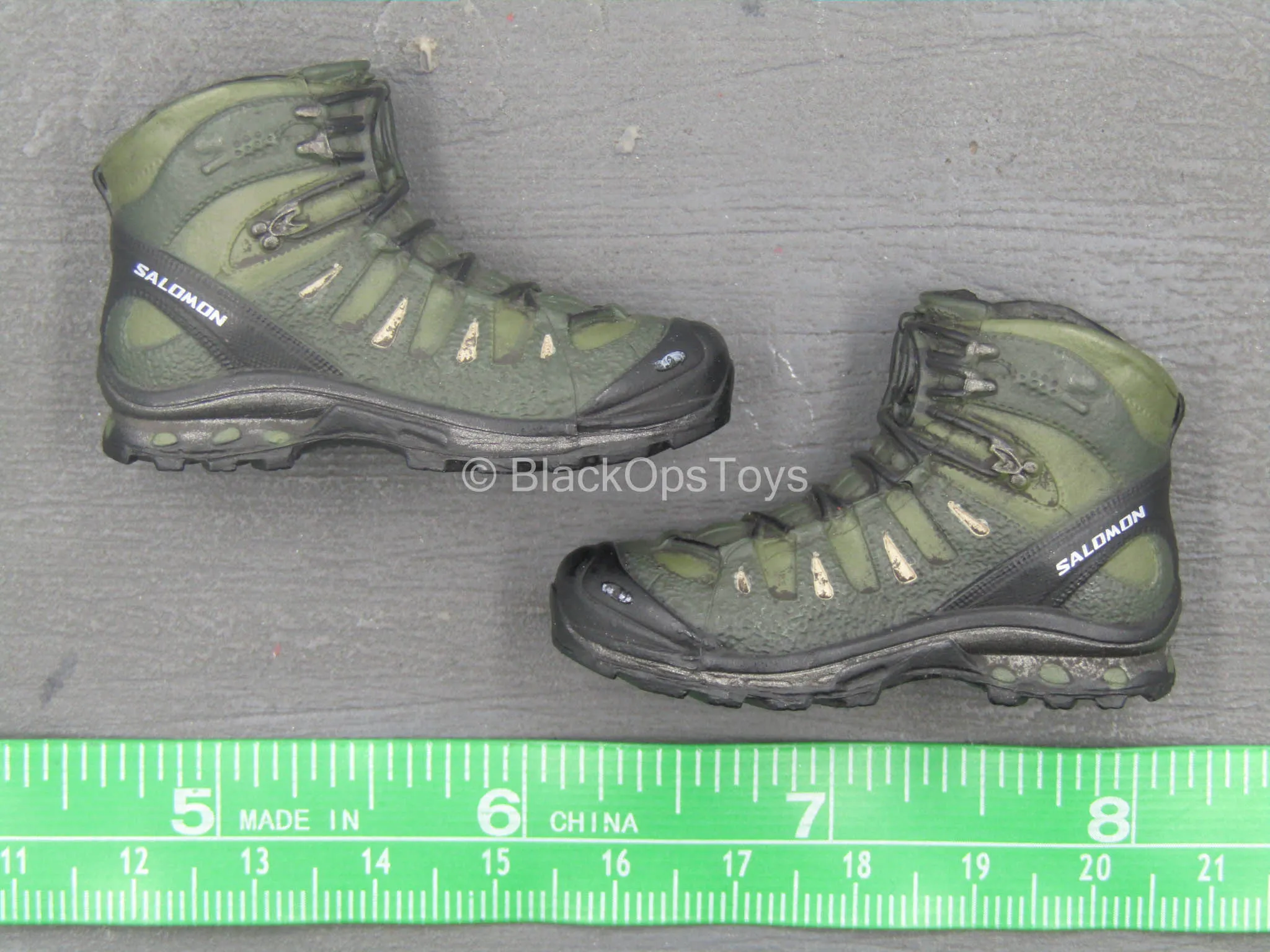 SMU Frozen Night Assault - Green Salomon Combat Boots (Peg Type)