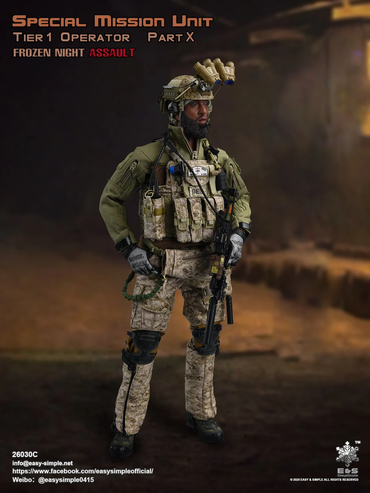 SMU Frozen Night Assault - Green Salomon Combat Boots (Peg Type)